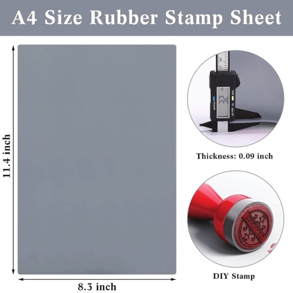 Laser Rubber for DIY Stamps, DIN A4 - Image 2