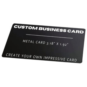 Metal Business Cards, 50Pcs
